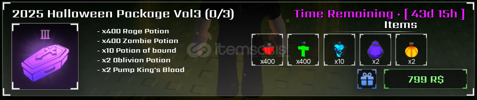 Sols RNG 2025 Halloween Package Vol 3 Sols RNG 2025 Halloween Package Vol 3