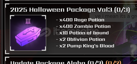 SOLS RNG 2025 HALLOWEEN PACKAGE VOL3