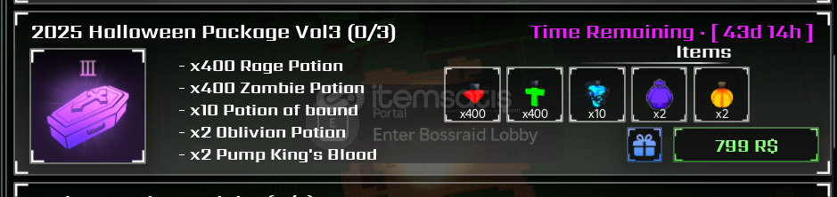 Sols RNG 2025 Halloween Package Vol3 Sols RNG 2025 Halloween Package Vol3