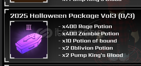Sols RNG halloween package vol3 Sols RNG halloween package vol3