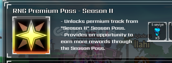 Sols RNG Premium Pass Season II Sols RNG Premium Pass Season II