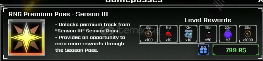 Sols RNG Season Pass Sols RNG Season Pass