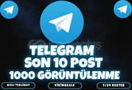 ⭐️[SON 10 POST] 1000 ADET TELEGRAM GÖRÜNTÜLENME⭐