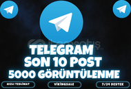 ⭐️[SON 10 POST] 5000 ADET TELEGRAM GÖRÜNTÜLENME⭐