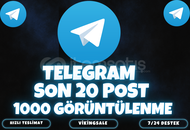 ⭐️[SON 20 POST] 1000 ADET TELEGRAM GÖRÜNTÜLENME⭐