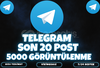 ⭐️[SON 20 POST] 5000 ADET TELEGRAM GÖRÜNTÜLENME⭐