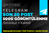SON 20 POST | 5000 GÖRÜNTÜLENME TELEGRAM
