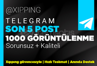 SON 5 POST | 1000 GÖRÜNTÜLENME TELEGRAM