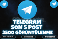 ⭐️[SON 5 POST] 2500 ADET TELEGRAM GÖRÜNTÜLENME⭐