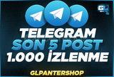 ⭐[SON 5 POST] Telegram 1.000 Görüntülenme ⭐