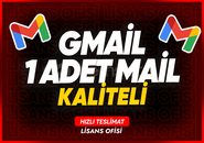 ⭐SON KALİTE⭐ 1 ADET GMAİL