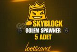 SONOYUNCU SKYBLOCK 5 ADET GOLEM SPAWNER