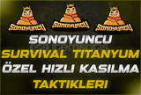 Sonoyuncu Titanyum Özel Kasılma Taktikleri