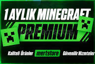 ⭐[SORUNSUZ] 1 Aylık Minecraft Premium⭐