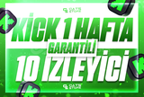 ⭐[SORUNSUZ] 1 HAFTA HER YAYINA 10 İZLEYİCİ⭐
