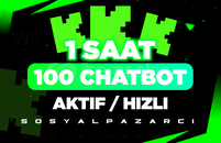 ✅[SORUNSUZ] 1 Saat 100 Chat Bot Kick ⭐