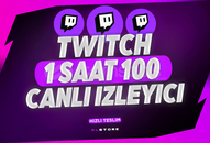 ⭐[SORUNSUZ] 1 Saat 100 İzleyici Twitch⭐