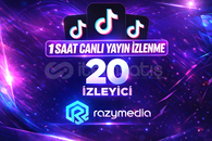 ✅[SORUNSUZ] 1 Saat 20 İzleyici Tiktok⭐