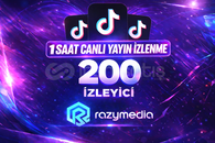 ✅[SORUNSUZ] 1 Saat 200 İzleyici Tiktok⭐