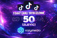 ✅[SORUNSUZ] 1 Saat 50 İzleyici Tiktok⭐