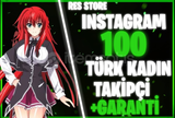 ⭐[SORUNSUZ] 100 İNSTAGRAM TÜRK KADIN TAKİPÇİ⭐