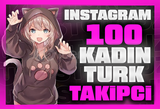 ⭐[SORUNSUZ] 100 İNSTAGRAM TÜRK KADIN TAKİPÇİ⭐