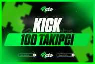 ✅[SORUNSUZ] 100 Kick Takipçi Garantili Hizmet ⭐