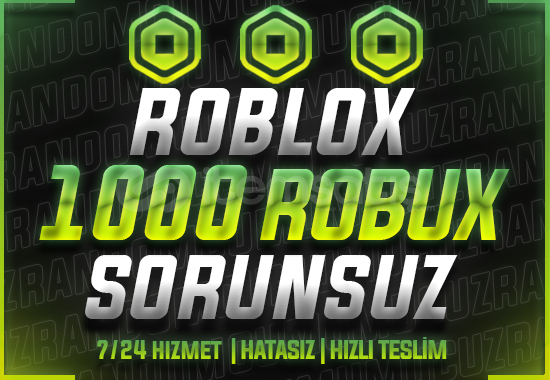 ⭐SORUNSUZ⭐ 1000 ROBUX KOMİSYONSUZ ⭐SORUNSUZ⭐ 1000 ROBUX KOMİSYONSUZ