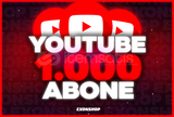 ⭐GLOBAL⭐ YOUTUBE 1000 GERÇEK ABONE⭐