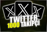 ⭐[SORUNSUZ] 1000 TAKİPÇİ TWİTTER