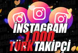 ✨ SORUNSUZ ✨ 1.000 Türk İnstagram Takipçi