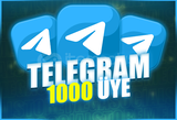 ⭐[SORUNSUZ] 1000 ÜYE TELEGRAM