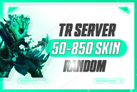 ⭐[Sorunsuz] %100TR 50-850 Skin Random Oto ⭐