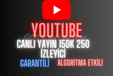 ⭐[SORUNSUZ] 15 DK 250 CANLI YAYIN YOUTUBE