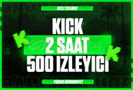 [SORUNSUZ]⭐ 2 SAAT ⭐ KİCK 500 İZLEYİCİ ⭐