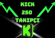 [Sorunsuz] 250 Adet Kick Türk Takipçi