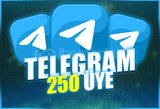 ⭐[SORUNSUZ] 250 ÜYE TELEGRAM