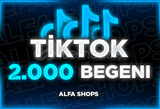 ⭐[ULTRA HIZLI] 2000 TİKTOK BEĞENİ.