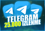 ⭐[SORUNSUZ] 25.000 GÖRÜNTÜLENME TELEGRAM