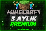 [SORUNSUZ]3 Aylık Minecraft Premium
