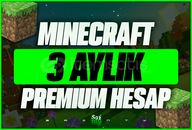 ✅[SORUNSUZ]✅ 3 Aylık Minecraft Premium⭐