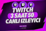 ⭐[SORUNSUZ] 3 Saat 50 İzleyici Twitch⭐