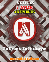 ⭐ KİŞİYE ÖZEL 4K Netflix 1 Aylık + ULTRA HD⭐