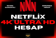 [4K UHD + KİŞİYE ÖZEL] NETFLİX 1 AYLIK HESAP