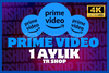 SORUNSUZ / 4K ULTRA HD AMAZON PRIME HESABI