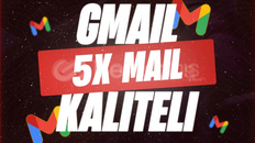 SORUNSUZ | 5 ADET GMAİL 