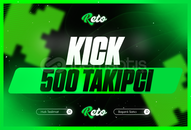 ✅[SORUNSUZ] 500 Kick Takipçi Garantili Hizmet ⭐