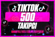 ⭐[SORUNSUZ] 500 TAKİPÇİ TİKTOK⭐