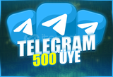 ⭐[SORUNSUZ] 500 ÜYE TELEGRAM