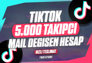 ⭐TR TİKTOK 5000 TAKİPÇİLİ HESAP MAİLLİ⭐